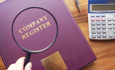 Registro corporativo y transferencia