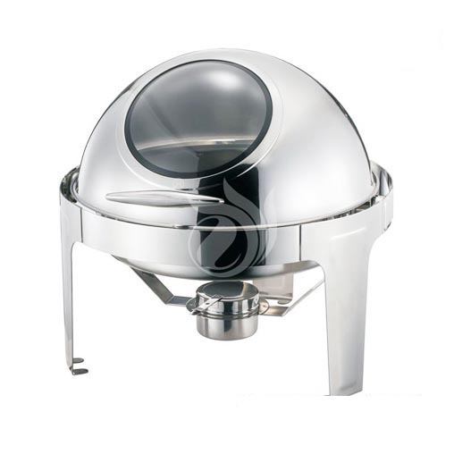 Edelstahl runder Rolltop Chafing Dish Lieferant KF-8034 