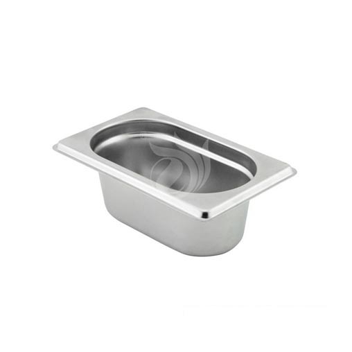 Edelstahl 1/9 Edelstahl Gastronormbehälter Lebensmittelaufbewahrungspfanne KF-8064 