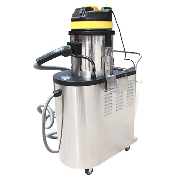 Fish and shrimp processing plant steam cleaner