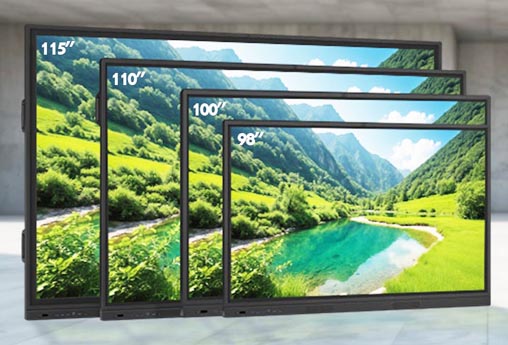 affichage commercial de 100 pouces