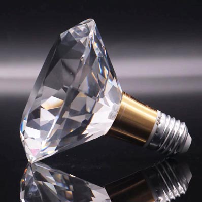 GB001 crystal led bulb diamonds