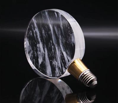 GB007 crystal led bulb nebula
