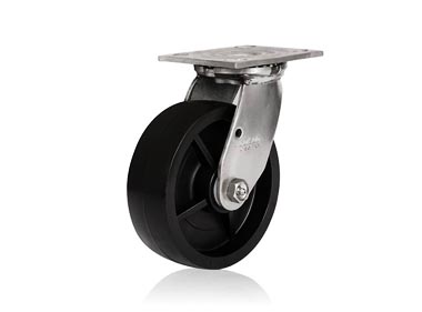 Thép Không Gỉ Hàng Đầu Tấm Caster-Xoay & Cứng Nhắc